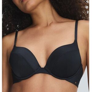 NWT Savage x Fenty Slipp Satin Push-Up Plunge Bra, 34DDD